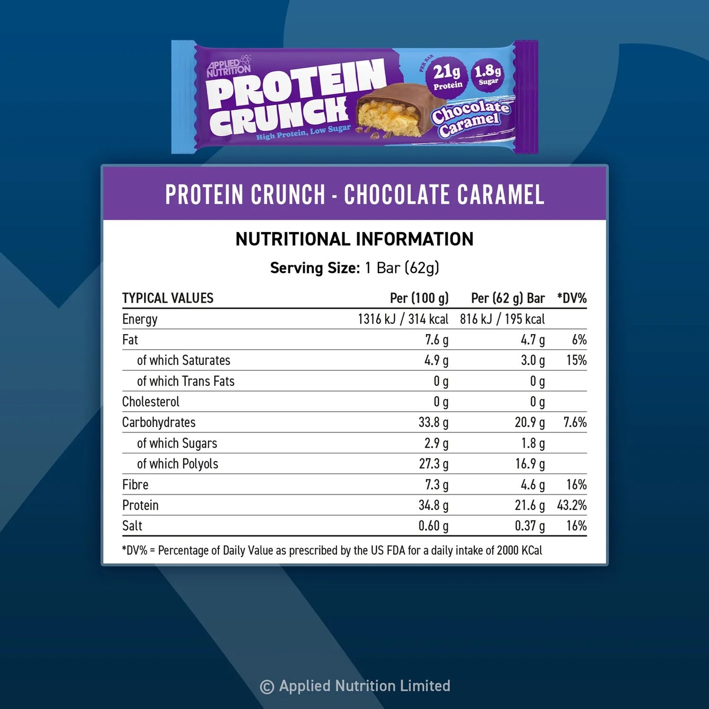 Protein Crunch - Barre protéinée