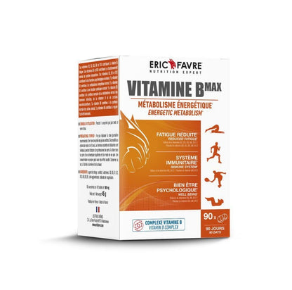 Vitamines B max - Métabolisme énergétique - 90 caps
