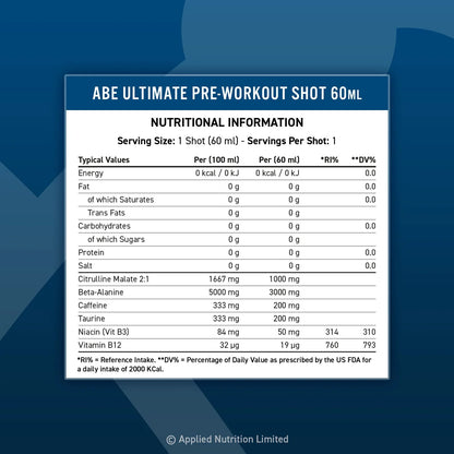 ABE Ultimate Pre Workout Shot