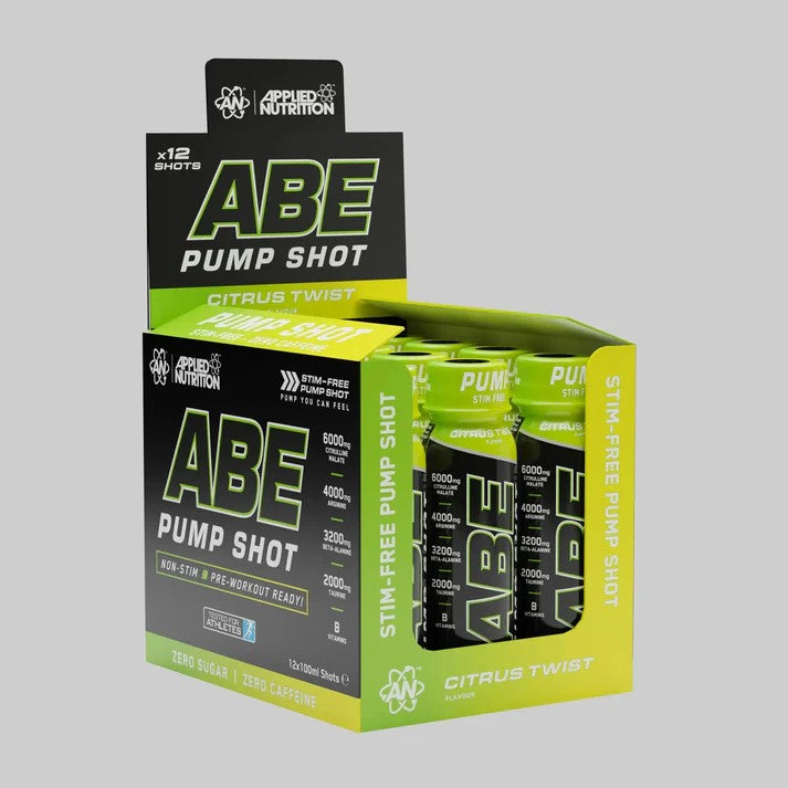Shots de pré-entraînement ABE Pump - Sans caféine