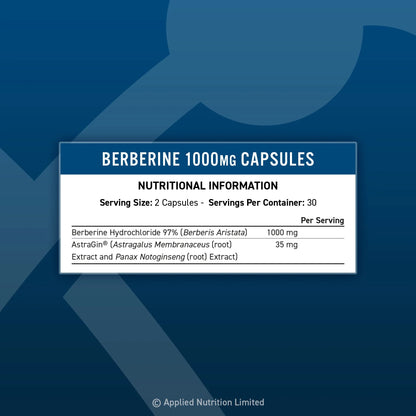 Berberine 1000mg - 60 caps