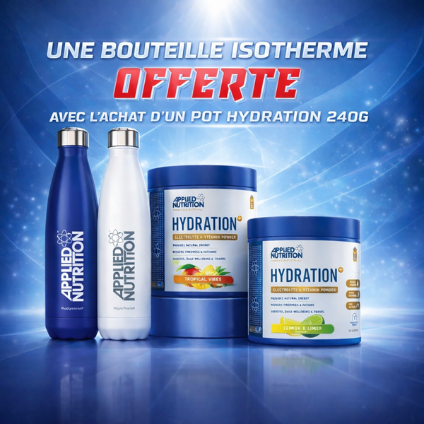 Hydration+ Poudre complète d'électrolytes et de vitamines - 240g