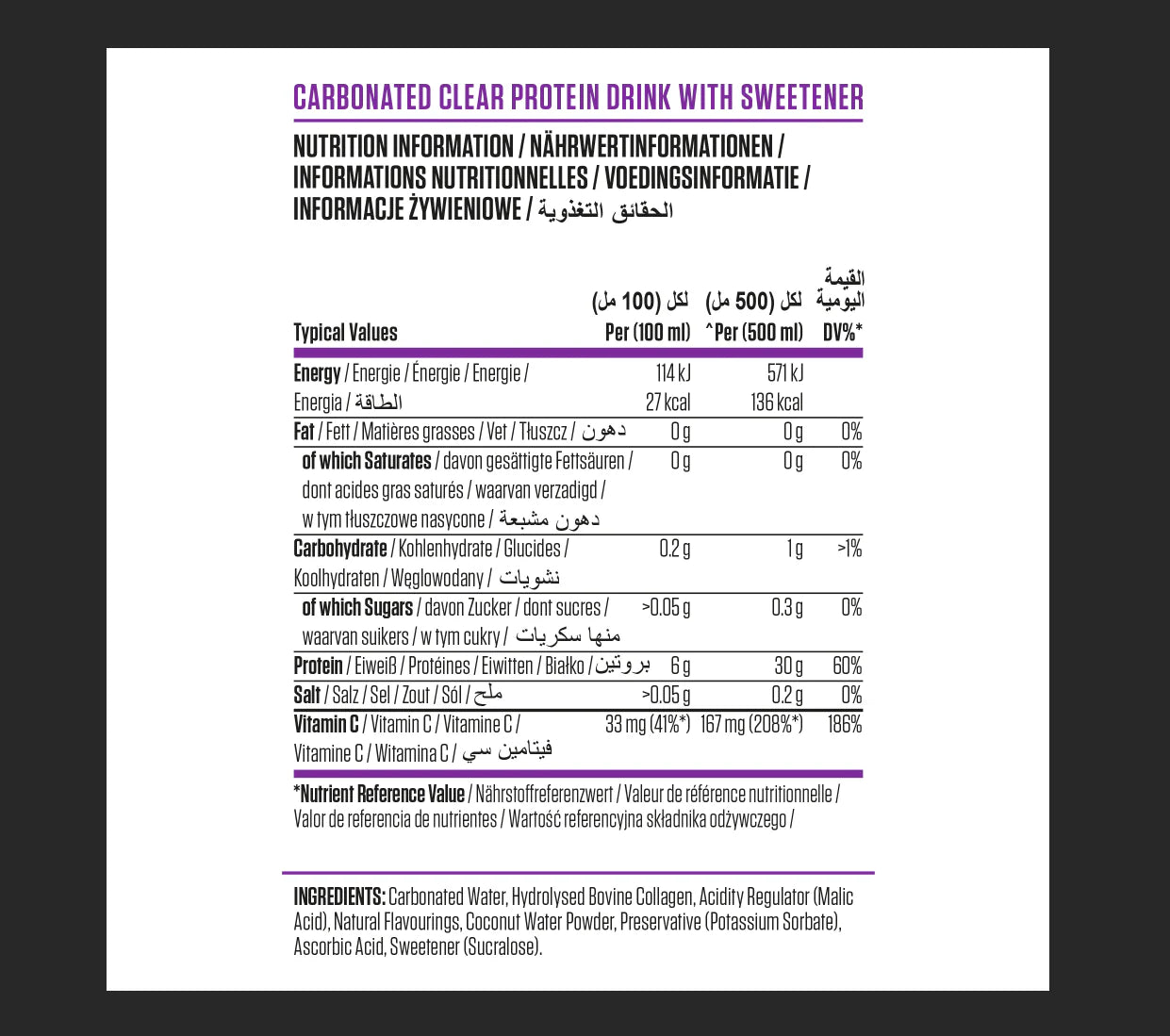 Beef-XP - Clear Protein Drink